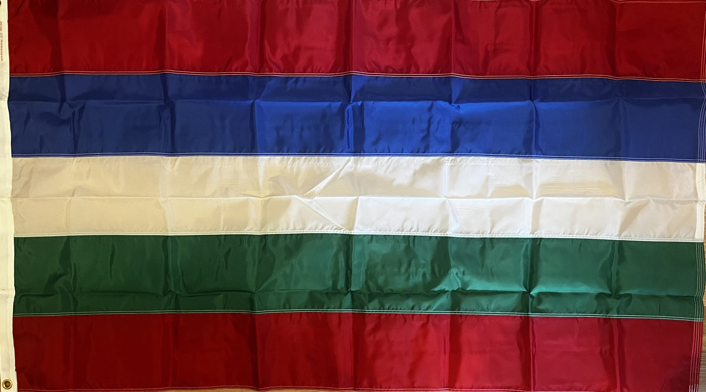 5 Stripe Nylon Flag R/B/W/G/R