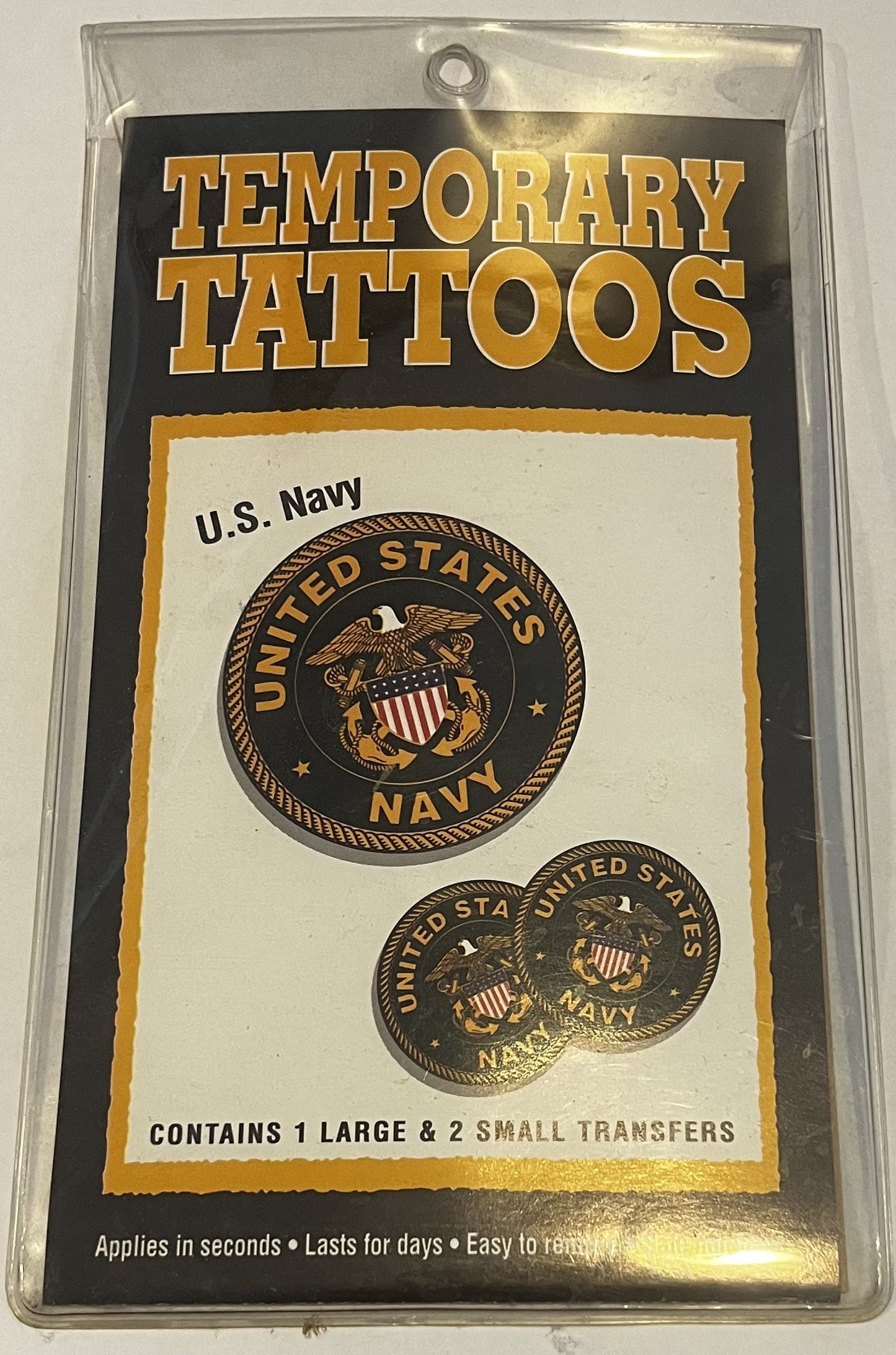 Navy Temporary Tattoos
