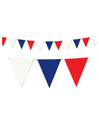 Red White and Blue Pennant