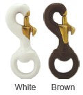 Rubber Coated Brass Swivel Snap Hooks