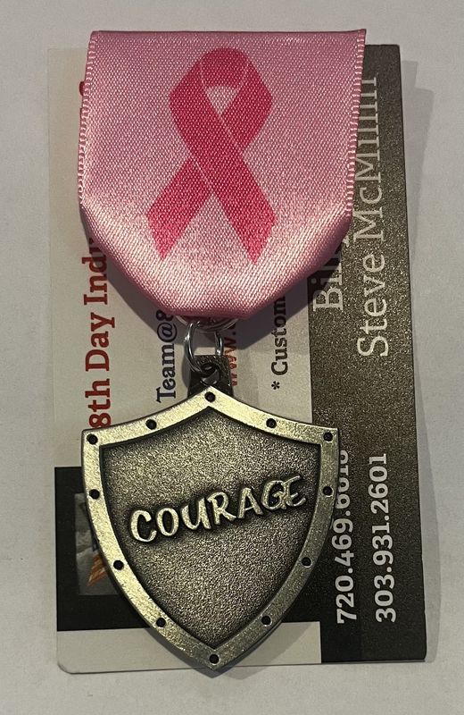 Pink Ribbon Courage Pin