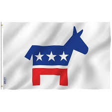 Democratic Nylon Flag