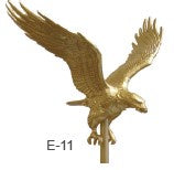 Gold Aluminum Flying Eagles