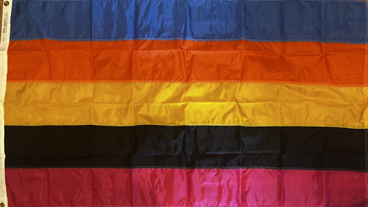 5 Stripe Nylon Flag B/O/Y/BA/P