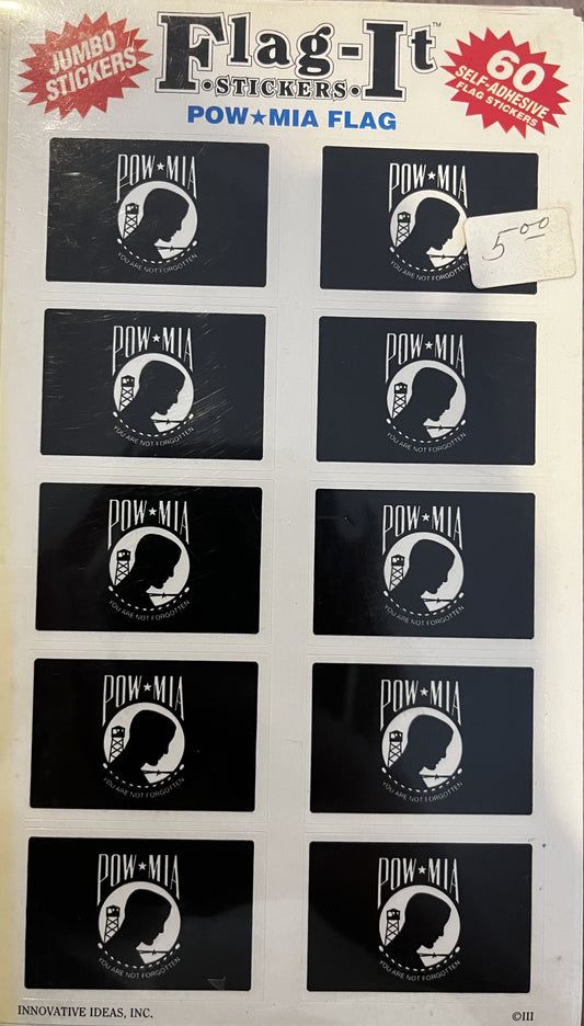 POW MIA 60 Count Sticker