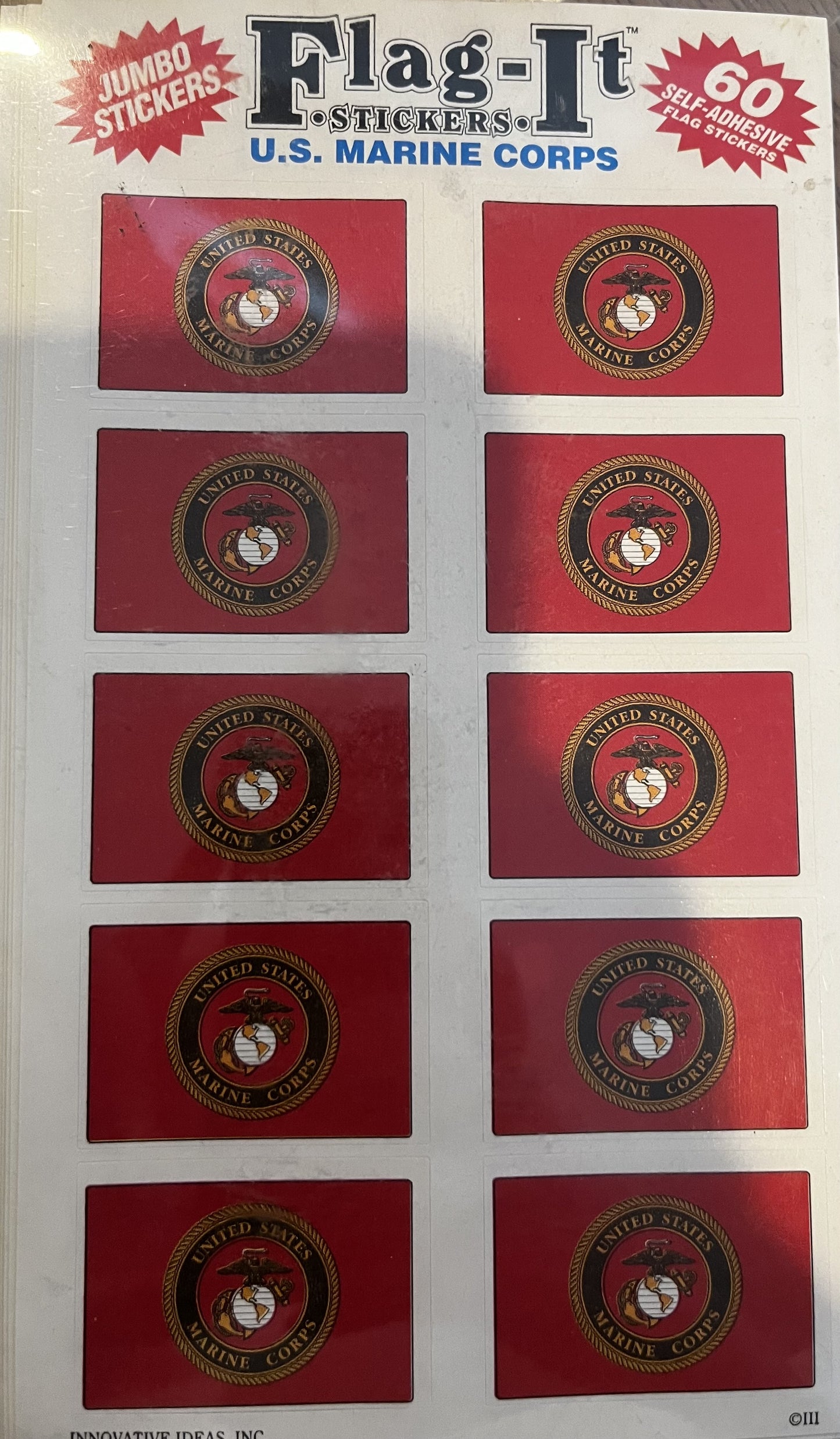 Marine 60 Count Sticker