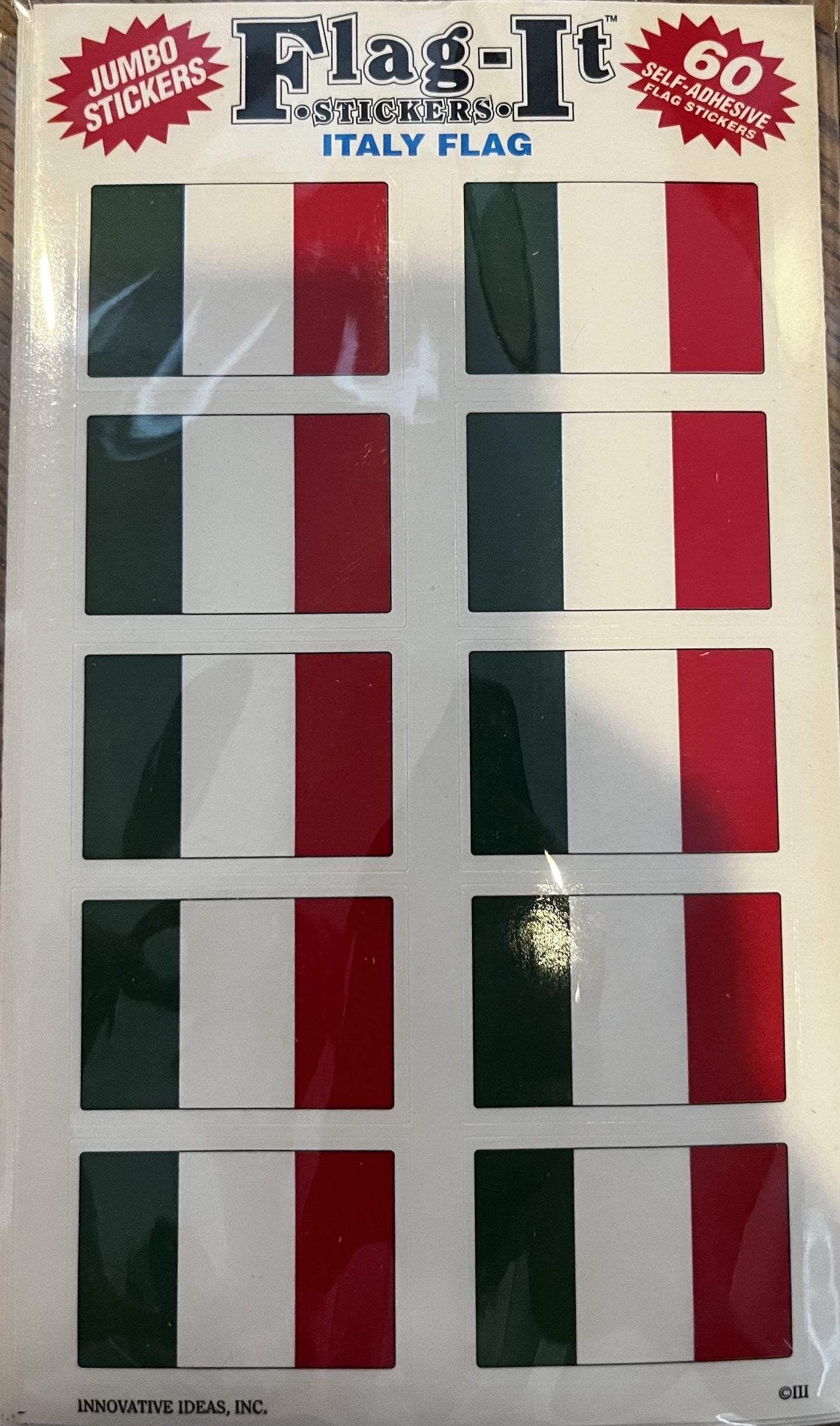 Italy 60 Count Sticker