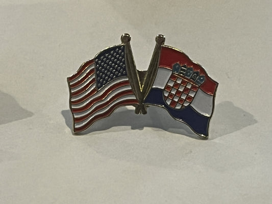 Croatia / United States Pin