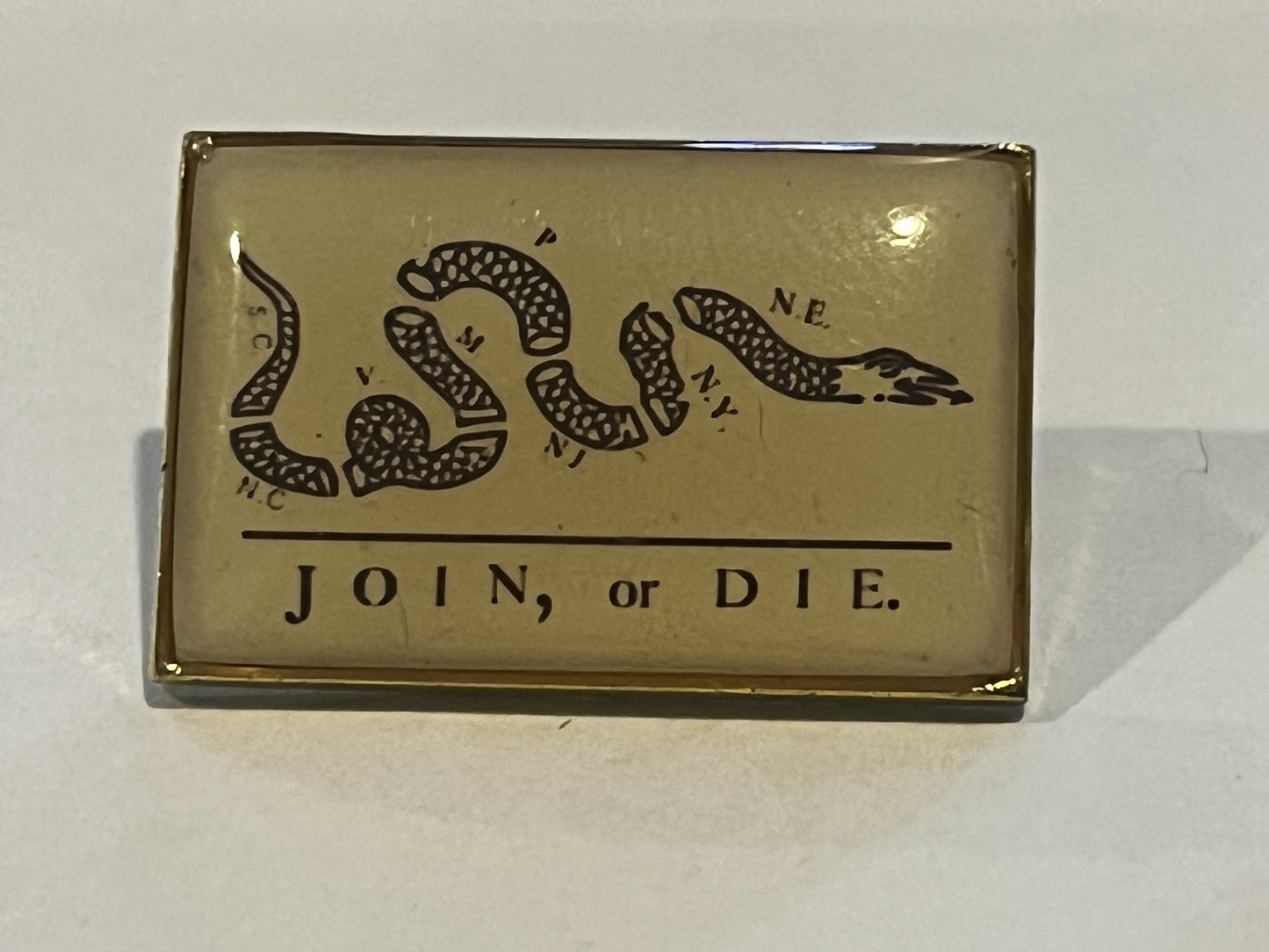 Join or Die Pin