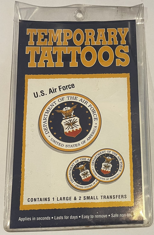 Air Force Temporary Tattoo