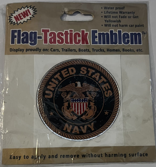 Navy Waterproof Car Sticker