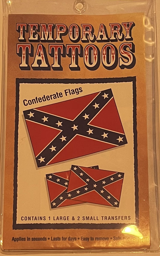 Confederate Temporary Tattoos