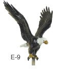 Natural Aluminum Flying Eagles