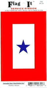 Service Star Banner Sticker