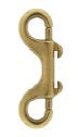 Solid Brass Double Snap Hooks