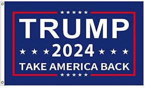 Trump 2024 Take America Back Blue