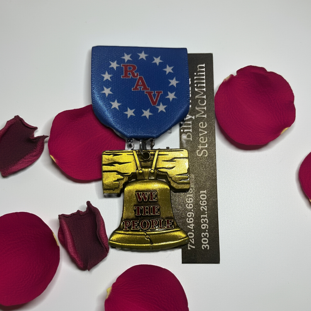 "RAV" We the People Pin