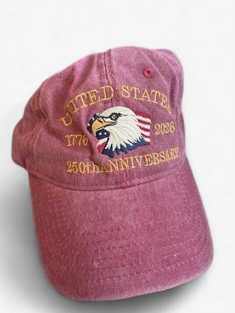 250 Anniversary Hat Salmon