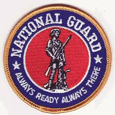 National Guard Iron on Patch