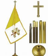 Vatican City (Papal) Flagpole Sets